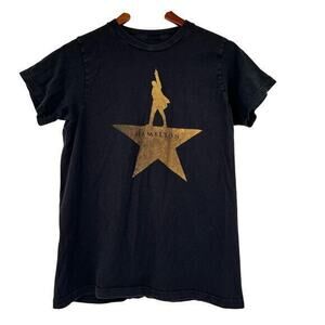Creative Goods Hamilton star logo Musical merch short sleeve t-shirt size medium